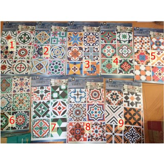 Giấy dán tường hoạ tiết gạch bông rẻ vô bờ bến