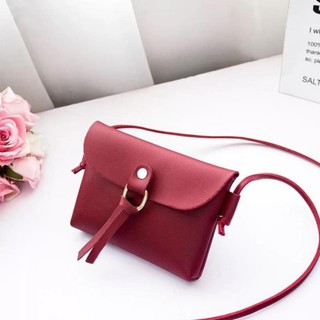 Túi đeo chéo mini khóa treo tua đựng điện thoại di động - HÀNG MỚI VỀ