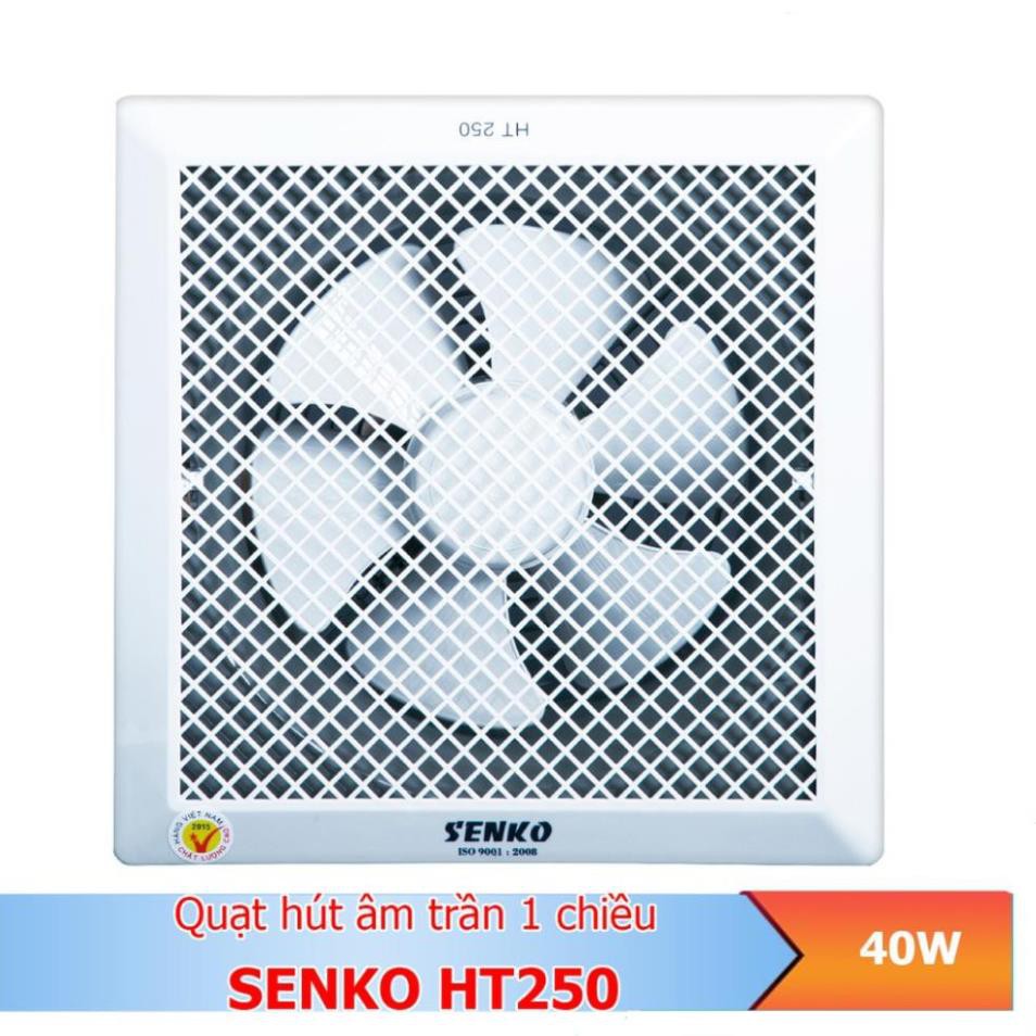 Quạt hút tường, hút âm trần 40W Senko H250 - HT250