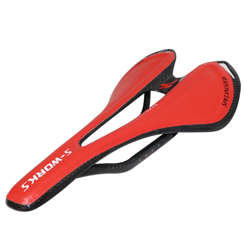 Yên Da Sợi Carbon Siêu Nhẹ Thoáng Khí Chuyên Dụng Cho Xe Đạp MTB 125g