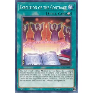 Thẻ bài Yugioh - TCG - Execution of the Contract / IGAS-EN084'