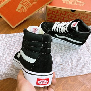 Giầy van.s sk8 đen da thật 1:1 ( full box + free ship )
