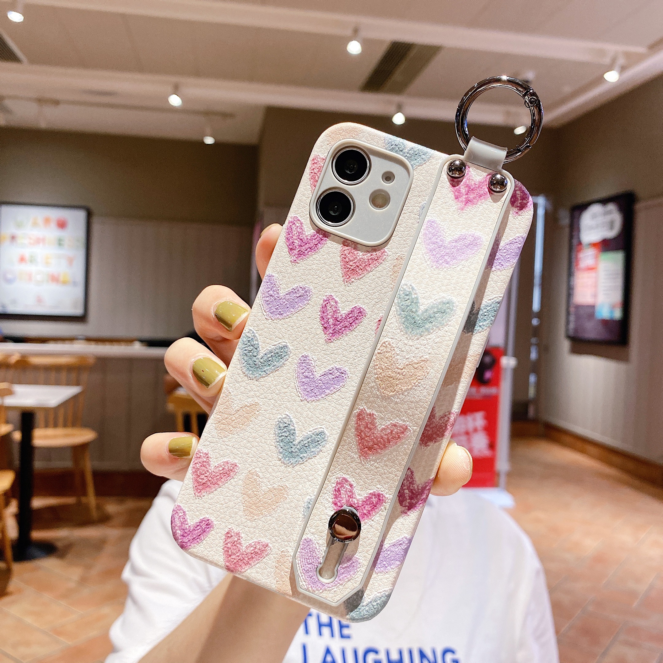 Ốp Điện Thoại Họa Tiết Trái Tim Dễ Thương Cho Iphone 12 Mini 12 Pro Max 11 11 Pro Max X Xs Xr Xsmax 7 8plus | BigBuy360 - bigbuy360.vn