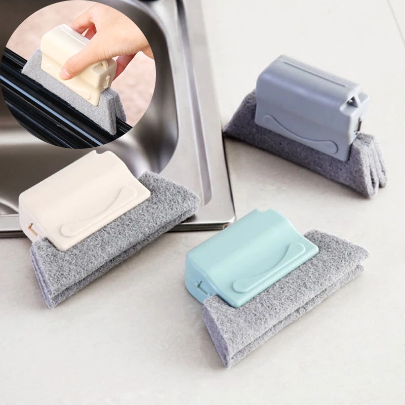 Dụng Cụ Làm Sạch Khe Hở Góc Bồn Rửa/Rãnh Cửa Sổ Đa Năng Bằng PP