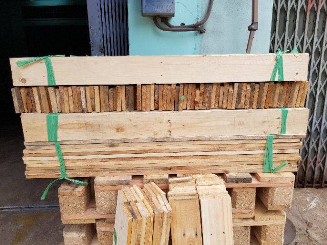 10 thanh gỗ thông pallet dài 130 cm bào 2 mặt