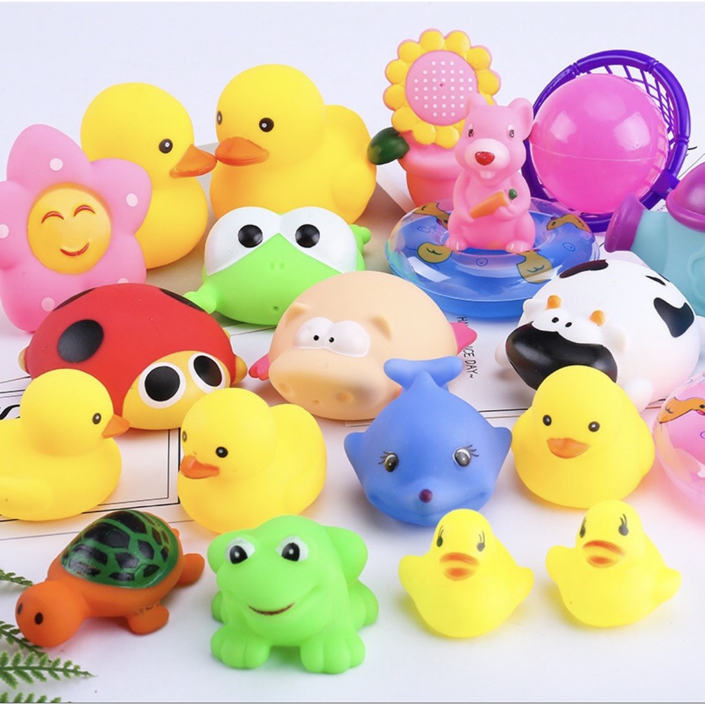 Đồ chơi thú chip chip thả bồn tắm cho bé vui chơi và học nhận biết con vật