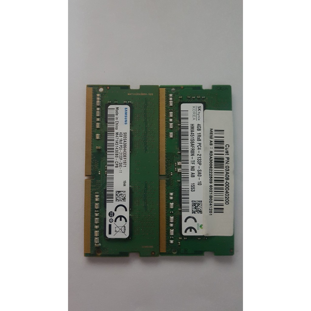 Ram Laptop SKhynix Samsung DDR4 4G PC4 bus 2133P 2400T 2666V BẢO HÀNH 3 NĂM