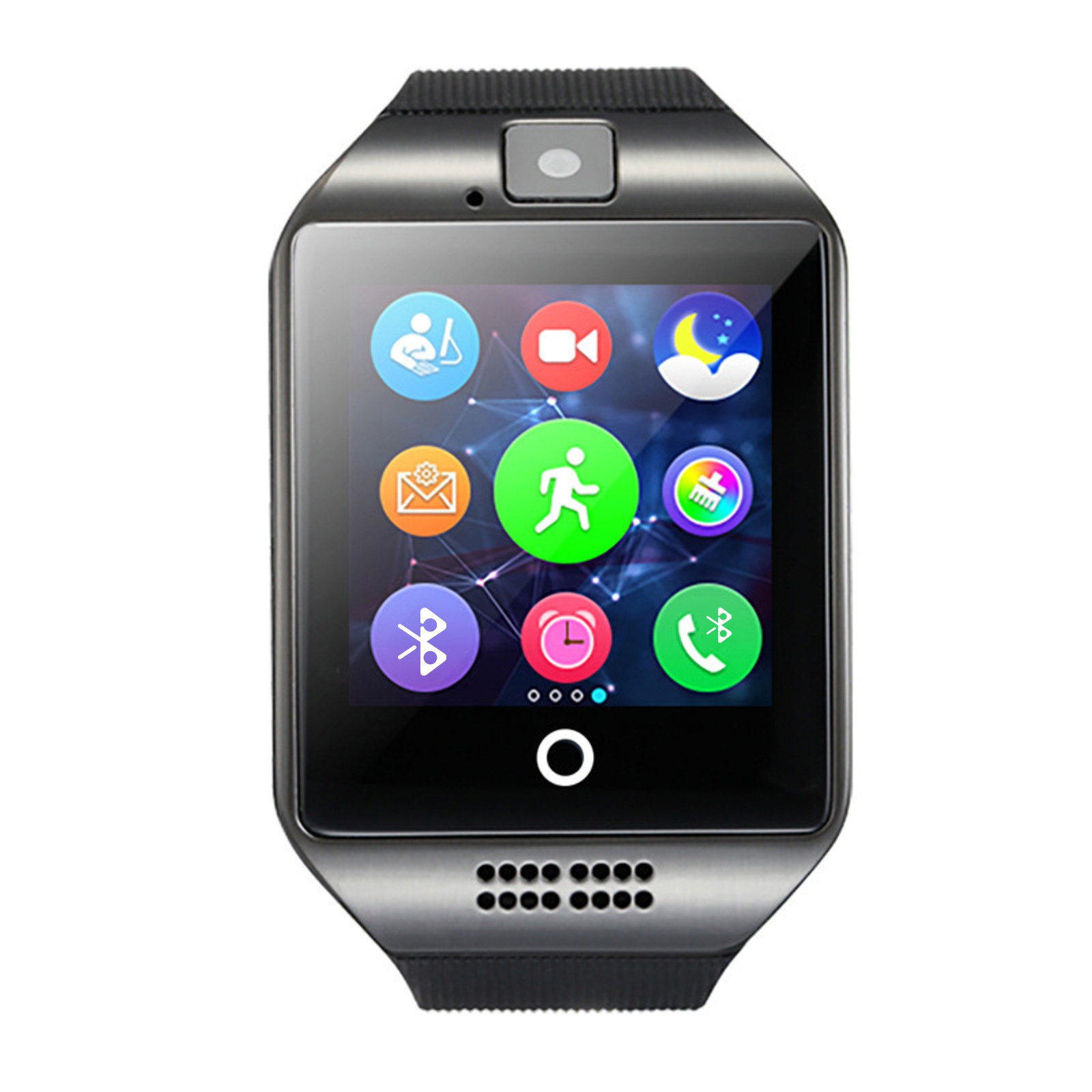 IN STOCK Intelligent Watch Black Bluetooth SIM TF Card Support Massage Camera Tracker Multifunctional Watch for Student Man Adult