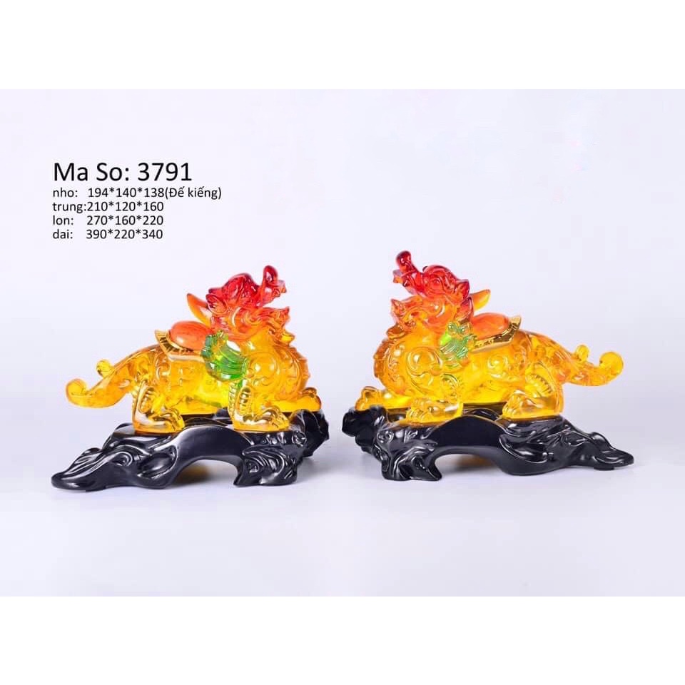 Cặp Tỳ Hưu Phong Thuỷ Đế Gỗ - Tỳ Hưu Phong Thuỷ Chiêu Tài Kích Lộc