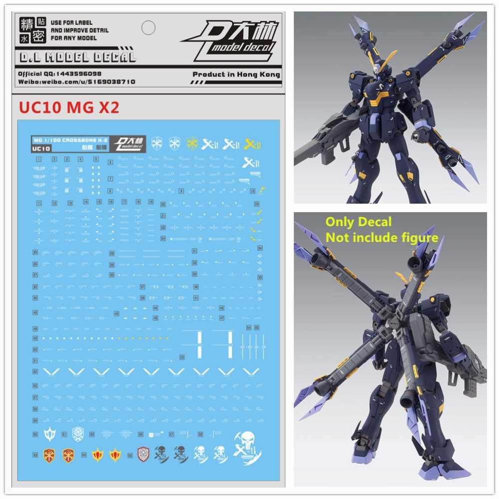 Decal nước dán mô hình MG HG RG Gundam Crossbone X1 Full Cloth X2 X3 metallic - Water sticker