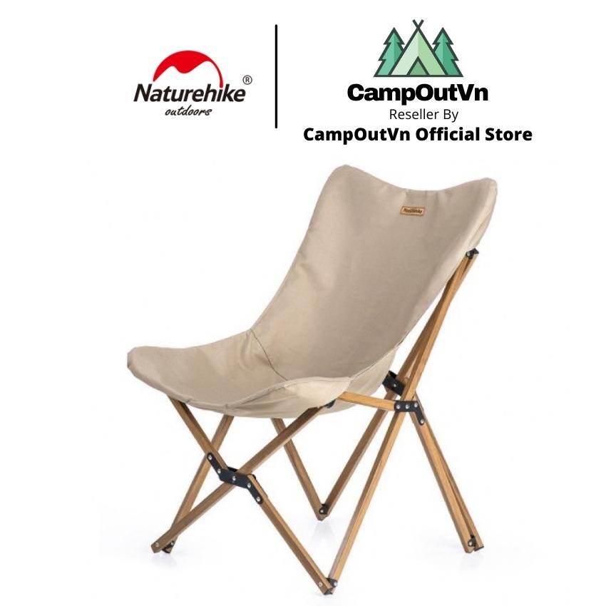 Ghế cắm trại naturehike campoutvn du lịch dã ngoại gấp gọn lưng tựa A036
