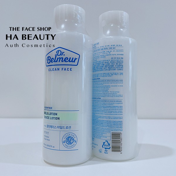 Sữa dưỡng ẩm cho da dầu hỗn hợp kể cả da mụn nhạy cảm The Face Shop Dr Belmeur Clean Face Mild Lotion 145ml