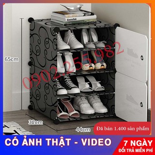 ❣️mẫu bán chạy❣️tủ giày nhựa lắp ghép 4 ngăn nhiều màu lựa chọn