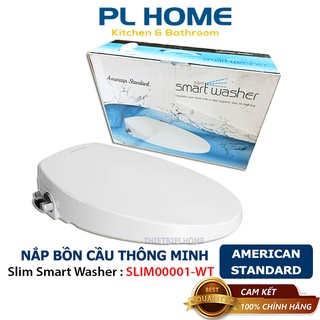 Nắp Rửa Bồn Cầu Thông Minh American Standard SLIM0001, nắp bồn cầu không sử dụng điện chính hãng