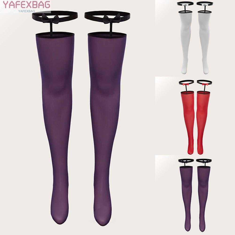 Stockings Women Close To The Body High High Glossy Hosiery Nylon Polyester