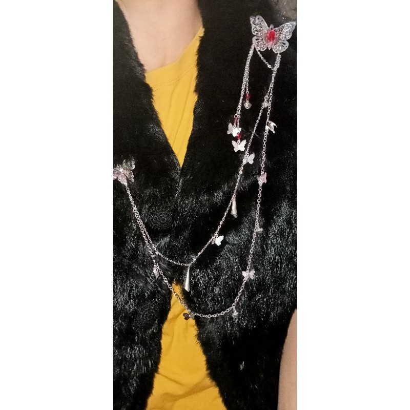 Cài áo vest hoa thành phụ kiện thiên quan tứ phúc cosplay chụp ảnh có sẵn