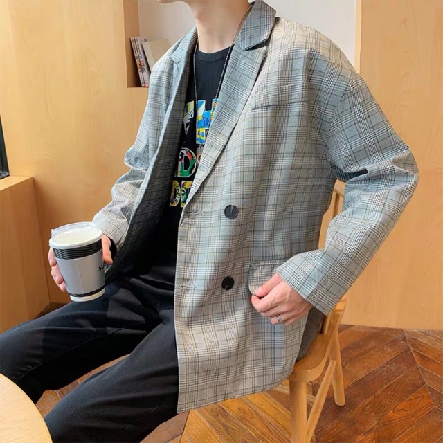 Áo blazer nam, áo vest nam phong cách retro BZ02 MrHero