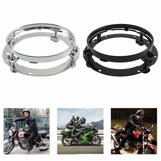 7 Inch Motorcycle Headlamp Round Headlight Ring Mounting Bracket Mount Ring