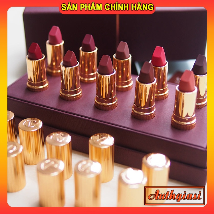 Son lì siêu đẹp Charlotte Tilbury The Queen, Tell Laura, Bond Girl, Red Carpet Red, Lost Cherry, Sexy Sienna (High-end)