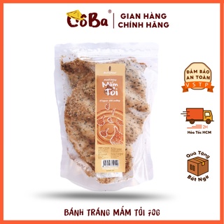 Bánh Tráng Nướng Mắm Tỏi Cô Ba 70G Đồ Ăn Ngon Nhất Thế Giới Thơm Ngon Bổ Dưỡng Đậm Vị Làm Đồ Nhậu
