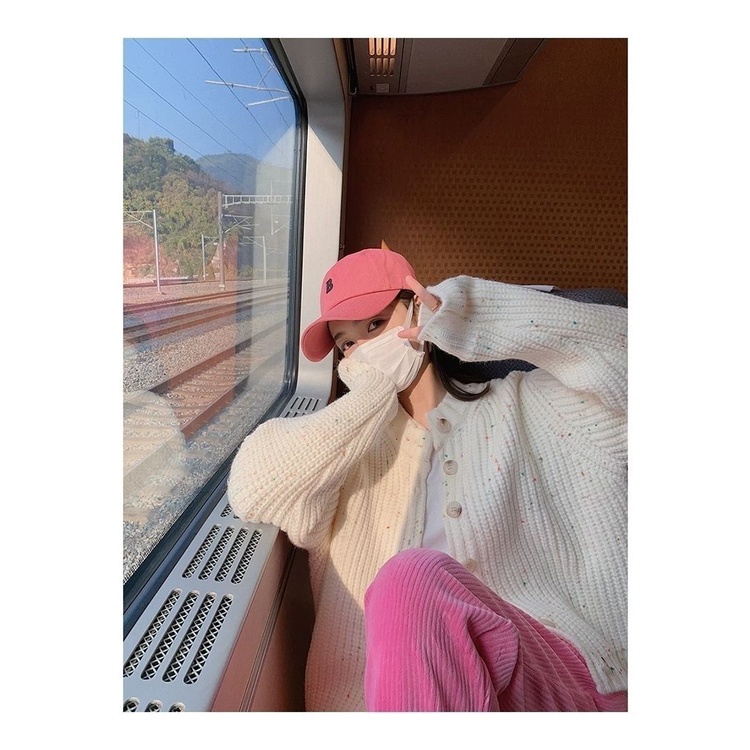 Áokhoác cardigan dệt kim mềm mại phong cách phương Tây thời trang màu xanh dương nhạt dành cho nữ