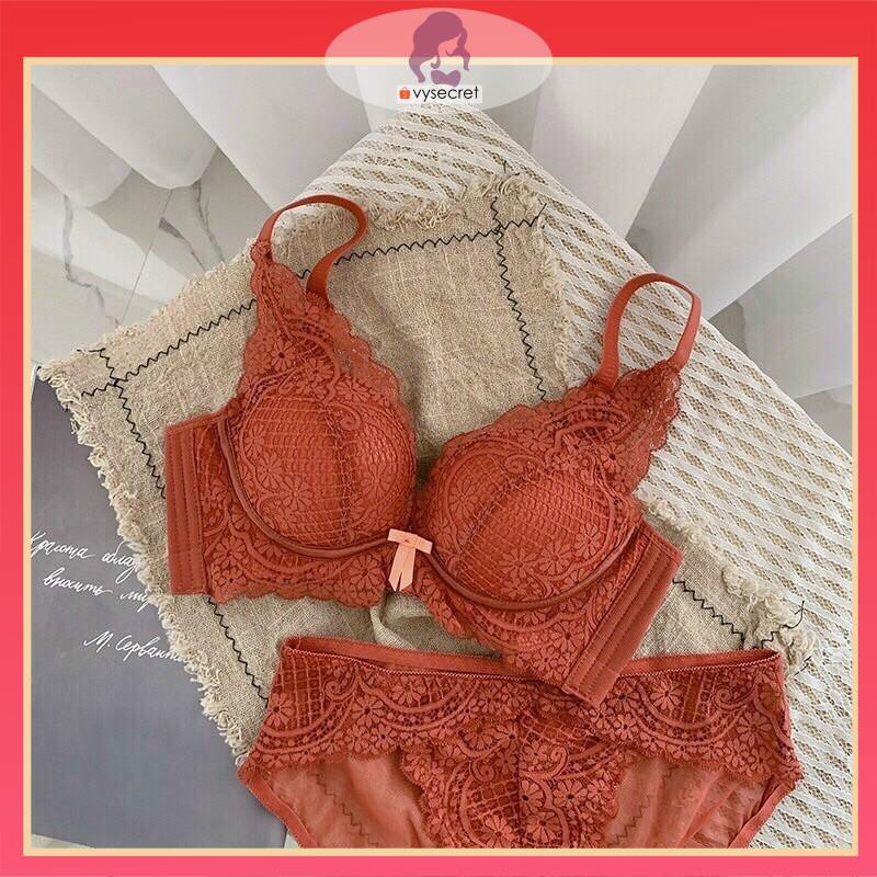 BỘ ĐỒ LÓT SIÊU NÂNG NGỰC 💥kèm quà tặng💥áo ngực chất cao su non thông hơi tạo khe,lên phom siêu đỉnh. | BigBuy360 - bigbuy360.vn