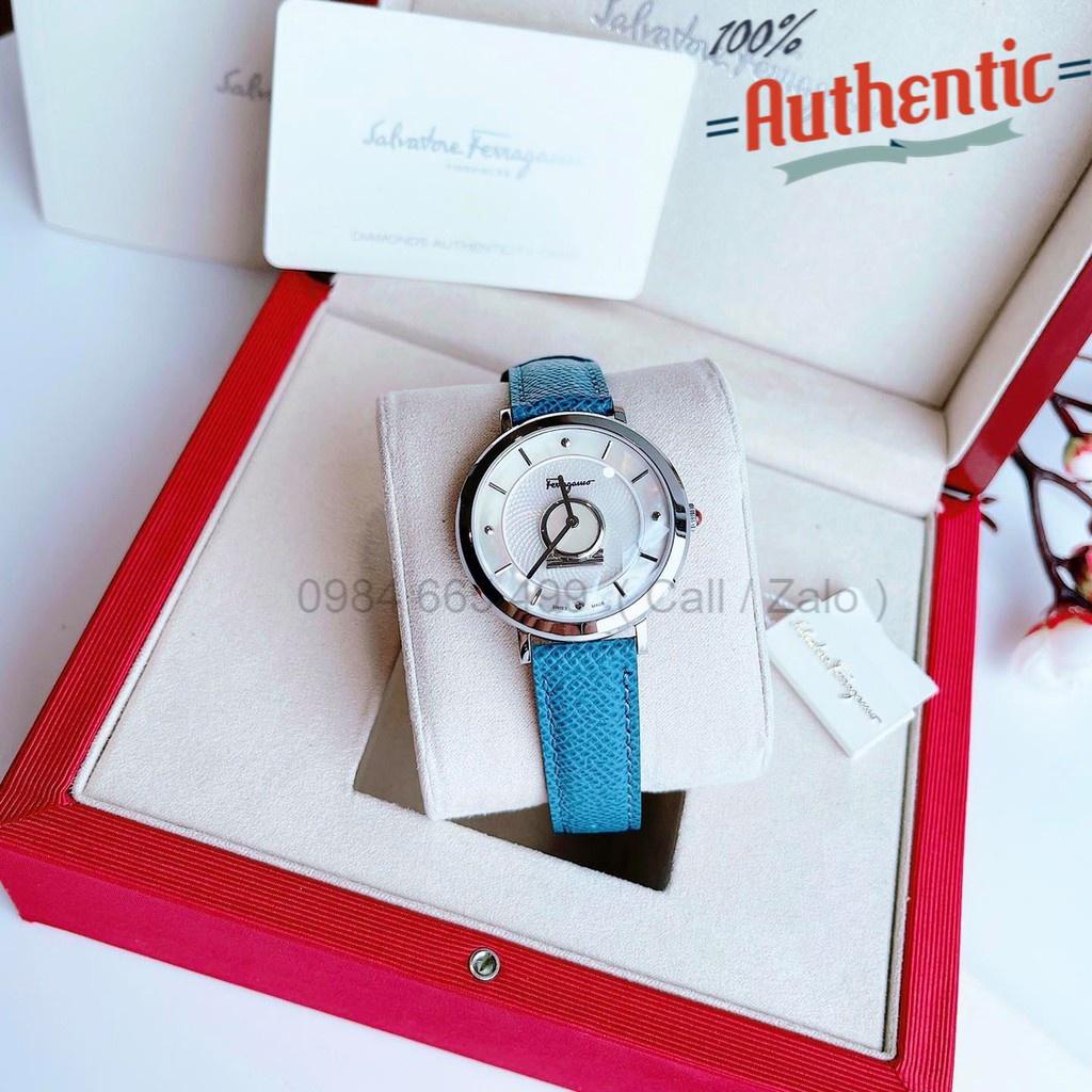 Đồng Hồ Nữ Salvatore Ferragamo Minuetto Light Blue SF8200119