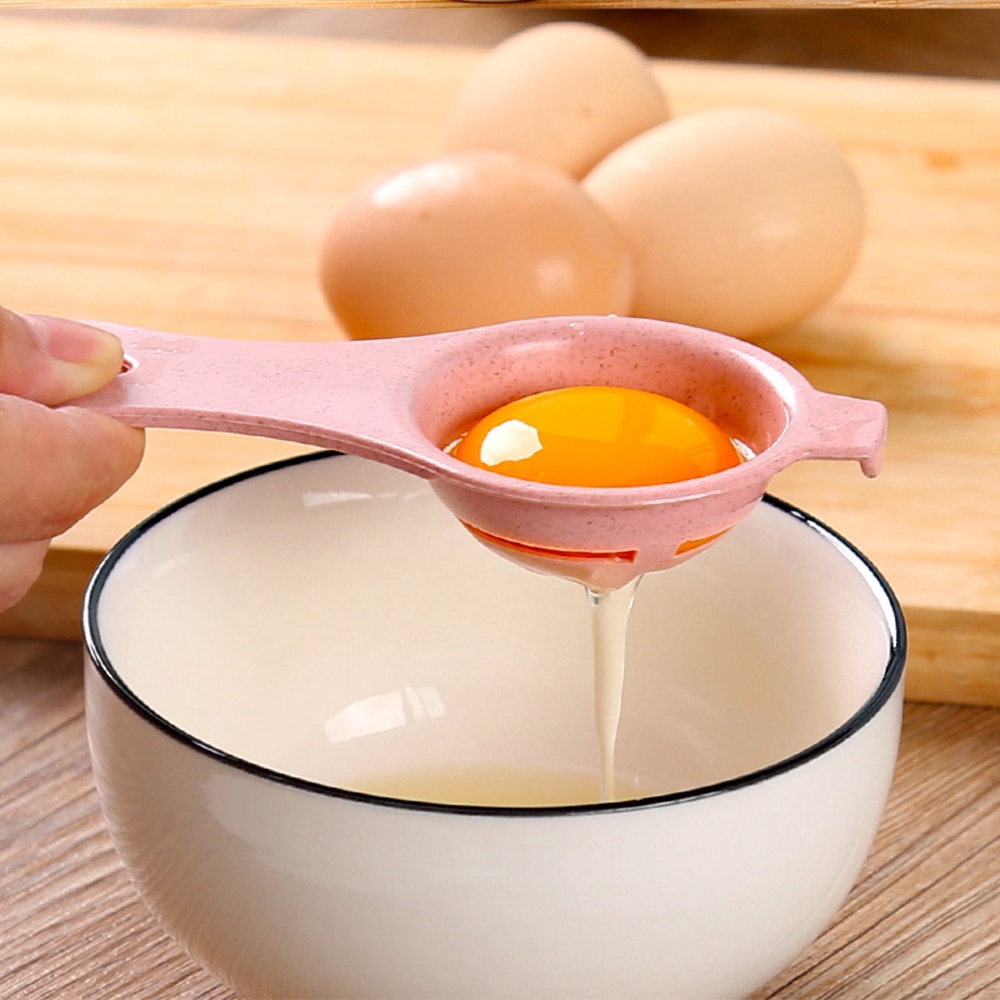 3 Colors Plastic Egg Separator White Yolk Sifting Home Kitchen Chef Dining Cooking Gadget New Arrival