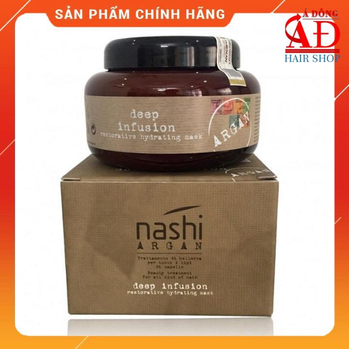 [NASHI CHÍNH HÃNG] DẦU HẤP Ủ TÓC NASHI ARGAN DEEP INFUSION MASK 250ML-500ML