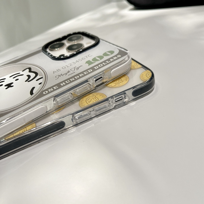Casetify Ốp Điện Thoại tpu silicone Hình Con Hổ Cho iphone xr 11 12 13 14 15 plus pro max