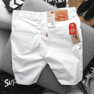 quần short jean nam levis đen trắng