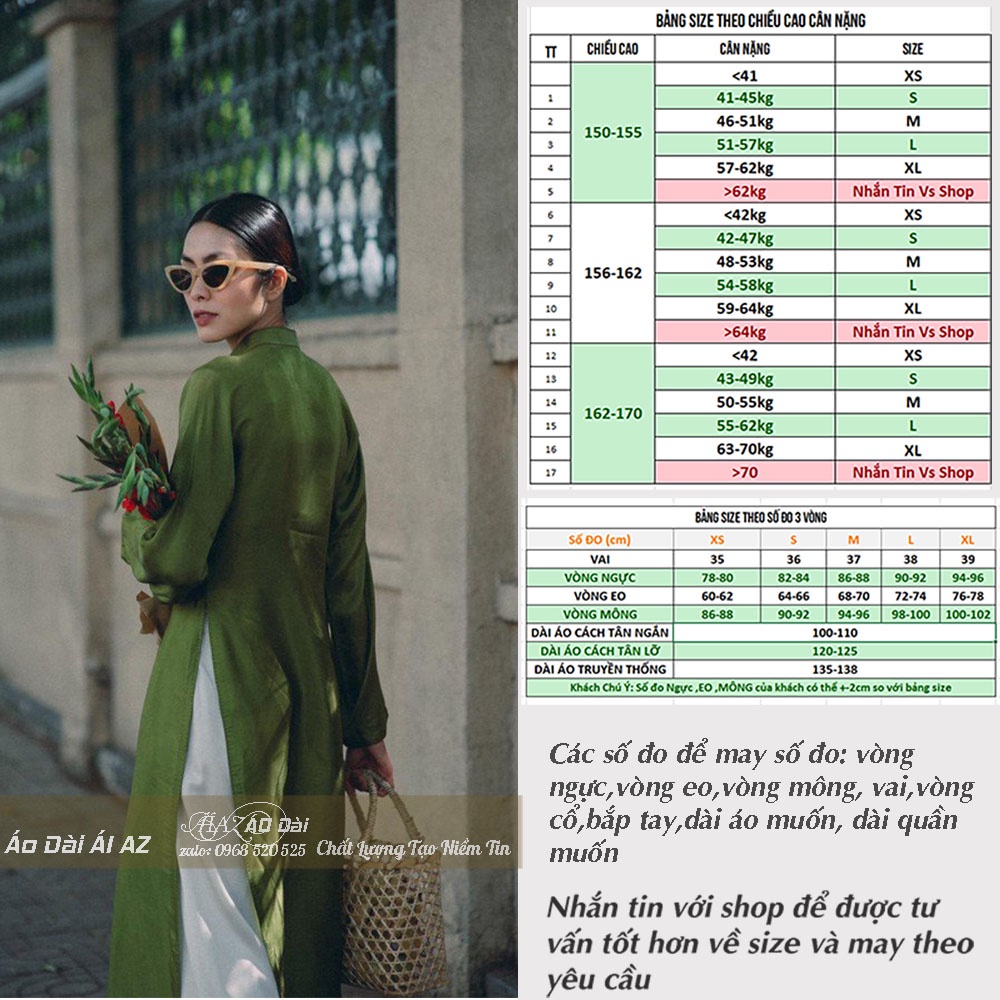 Áo Dài Cách Tân Nữ Dáng Suông Tay Dài LD25