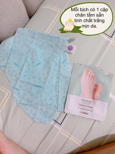 Mặt nạ dưỡng trắng và mềm tay chân THE SAEM | BigBuy360 - bigbuy360.vn