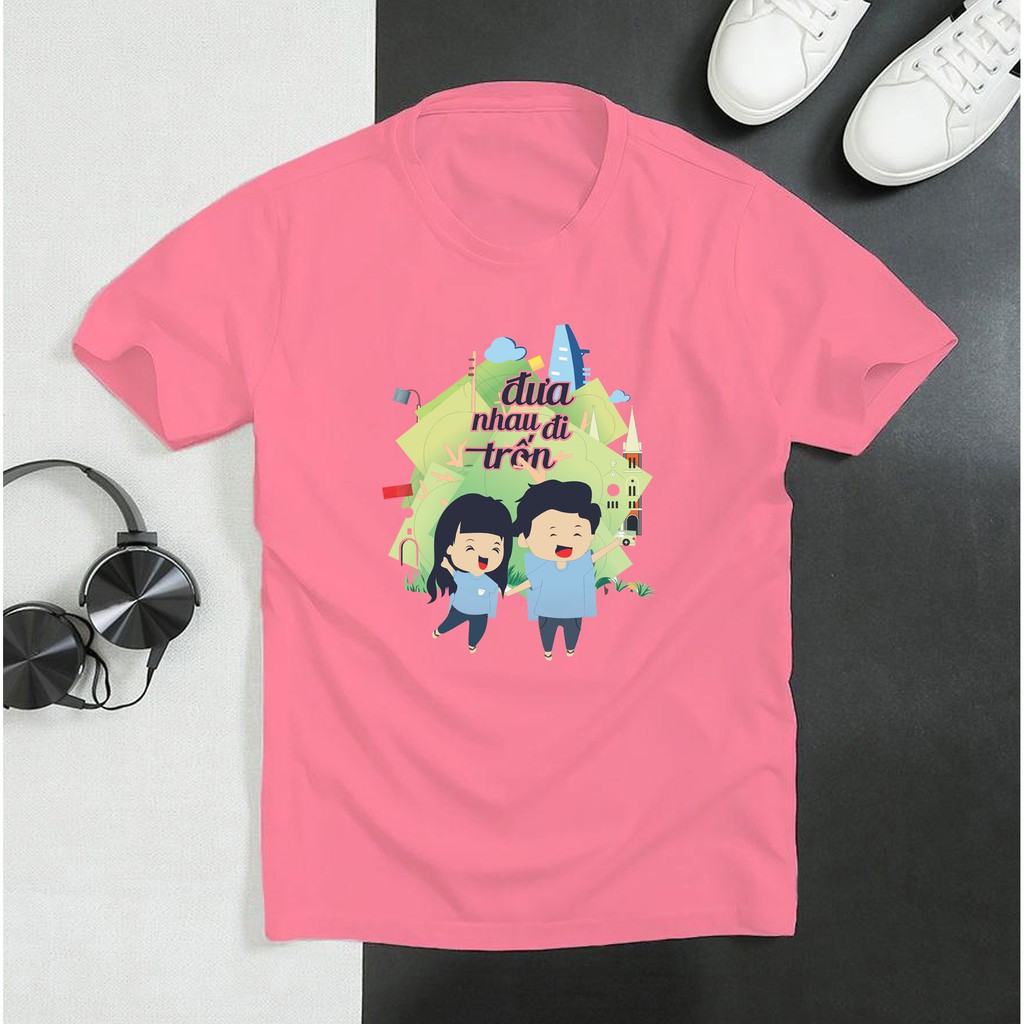 Áo thun nam nữ in hình thời trang Everest KM30