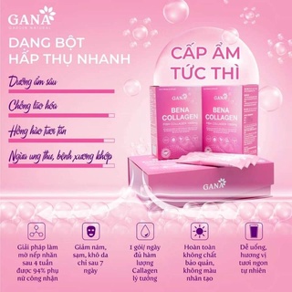 [CAM KẾT CHÍNH HÃNG] Bena Collagen Gana full hộp (hộp 30 gói)