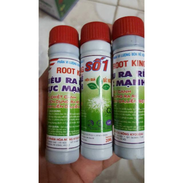 Kích thích ra rễ cực mạnh Root King lọ 20ml hàng đẹp thumbnail