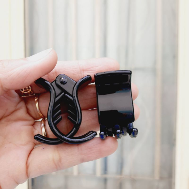 Kẹp tóc 3 răng/5 răng nhí đen bóng