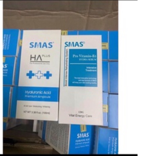 Serum phục hồi da smas b5, dưỡng da cấp ẩm smas ha