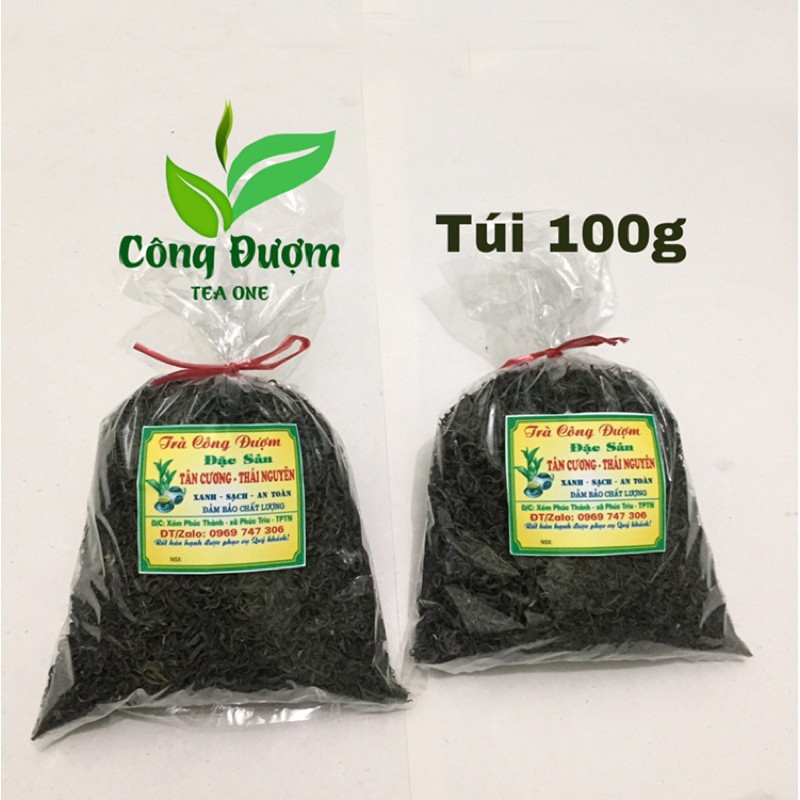 Freeship-Trà Thái Nguyên-200g[Công Đượm] trà Tân Cương loại ngon