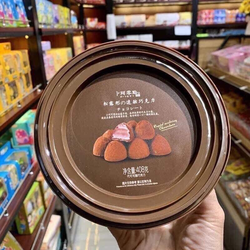 Nama chocolate tươi Nhật hộp 408g siêu nhiều, date dài