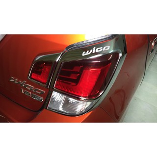 Bộ ốp viền đèn hậu xe Toyota Wigo dùng chung các form 2018 đến 2021,2022