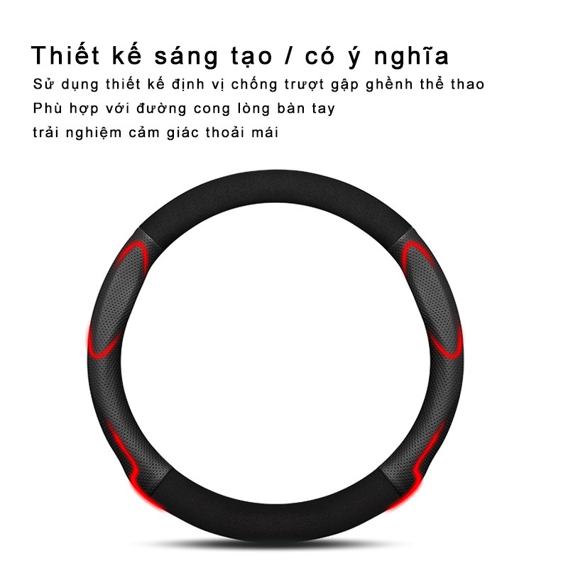 KIA Bọc vô lăng lông da bò thật ô tô cao cấp đẹp Kia Morning Ceed Rio 3 4 Sportage Sorento Cerato Optima Picanto KX K