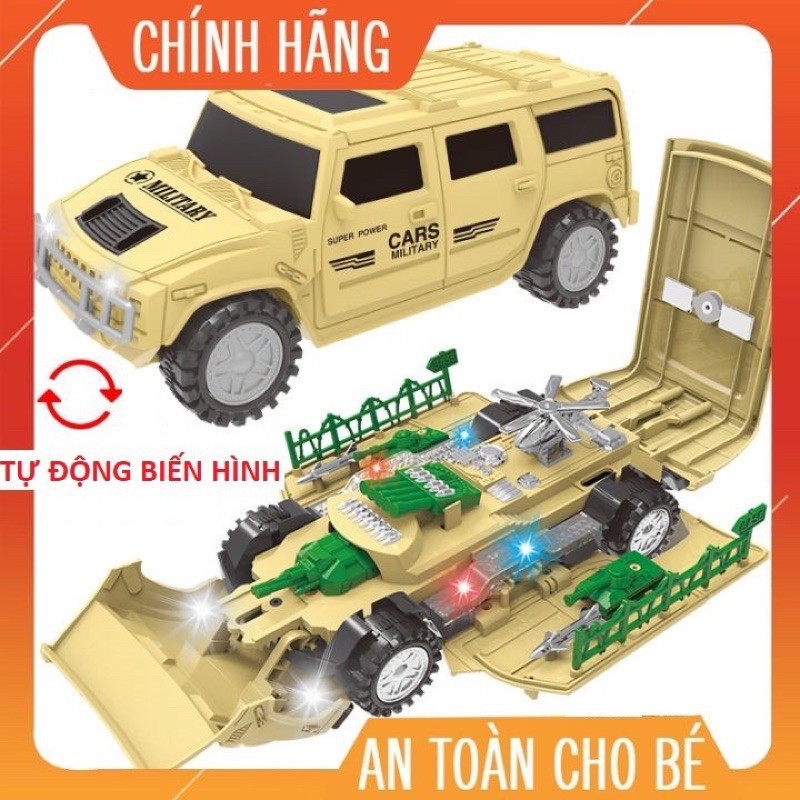 ĐỒ CHƠI XE Ô TÔ QUÂN SỰ TỰ ĐỘNG BIẾN HÌNH