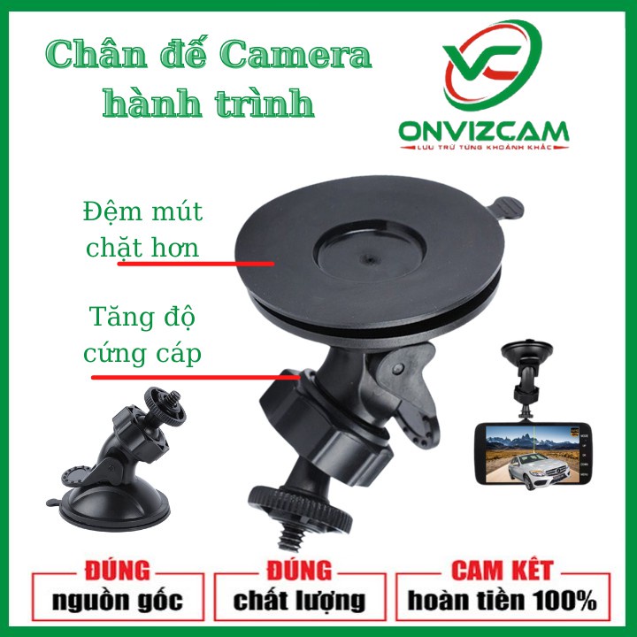 Chân đế dùng cho camera hàng trình hút chân không, ren xoáy loại tốt