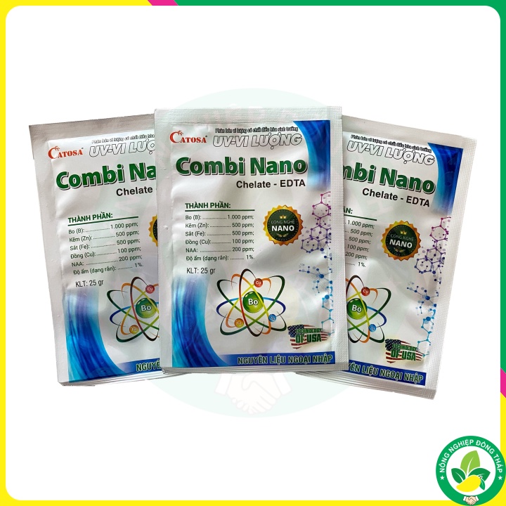 Phân Bón VL Có Chất Điều Hòa Sinh Trưởng UV-VI LƯỢNG Combi Nano Chelate-EDTA