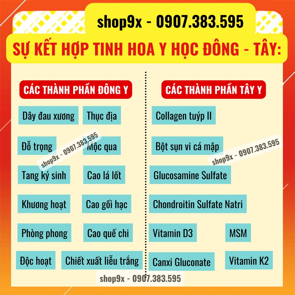 Hộp 60 Viên Bổ Xương Khớp Bách Mộc Gold I'm Nature