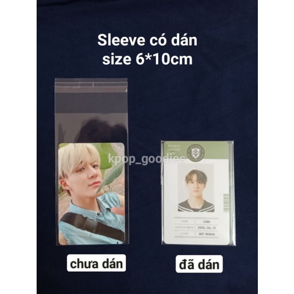 Sleeve bọc card có dán size 6*10cm