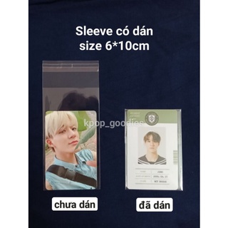 Sleeve bọc card có dán size 6*10cm