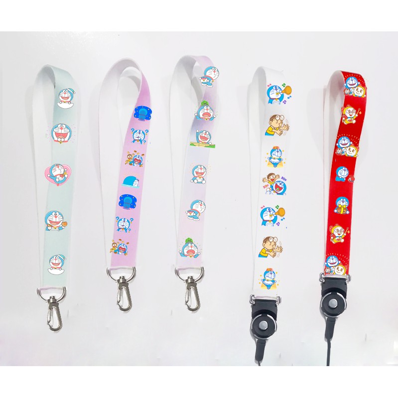 dây strap doremon STI20 hoạt hình dây treo thẻ name tag ngắn cute dễ thương 15cm