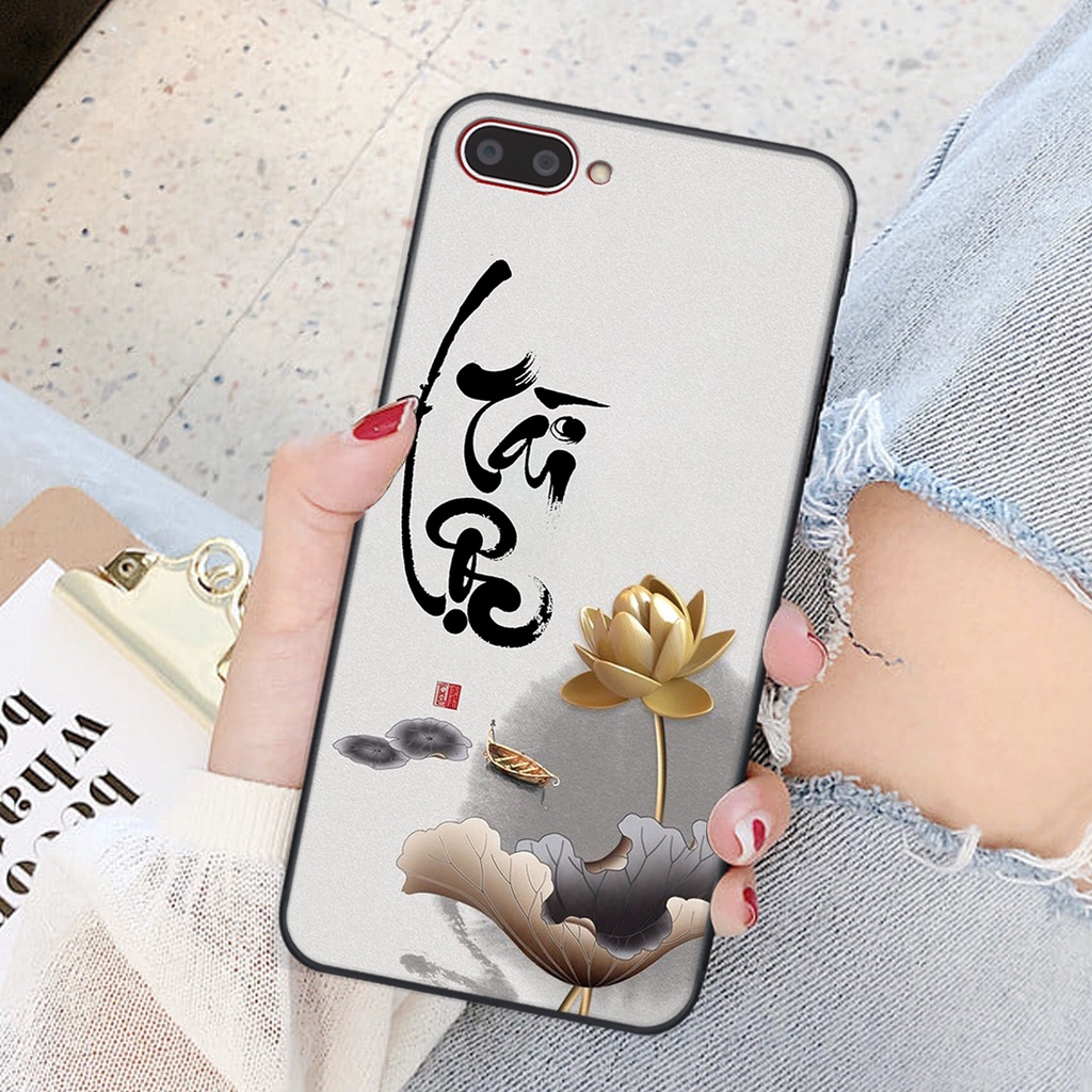 Ốp lưng Oppo A3S / A1K / A5 2018/ REALME C1/C2 in hình chữ tài chữ lộc, Cha Mẹ, bình an SIÊU ĐẸP
